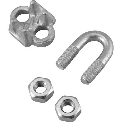 Clips p/ cabo de aço 5/16" pesado galvanizado Vonder Plus