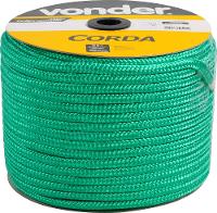 Corda Multifilamento Trançada 12mm 140m Verde Carretel - Von - 1