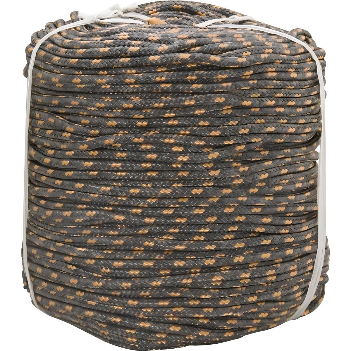 Corda Multifilamento Trançada 16mm 13kg 85 Metros Cinza Nove54 Poliéster Rolo Multiuso Caminhoneiro - 1