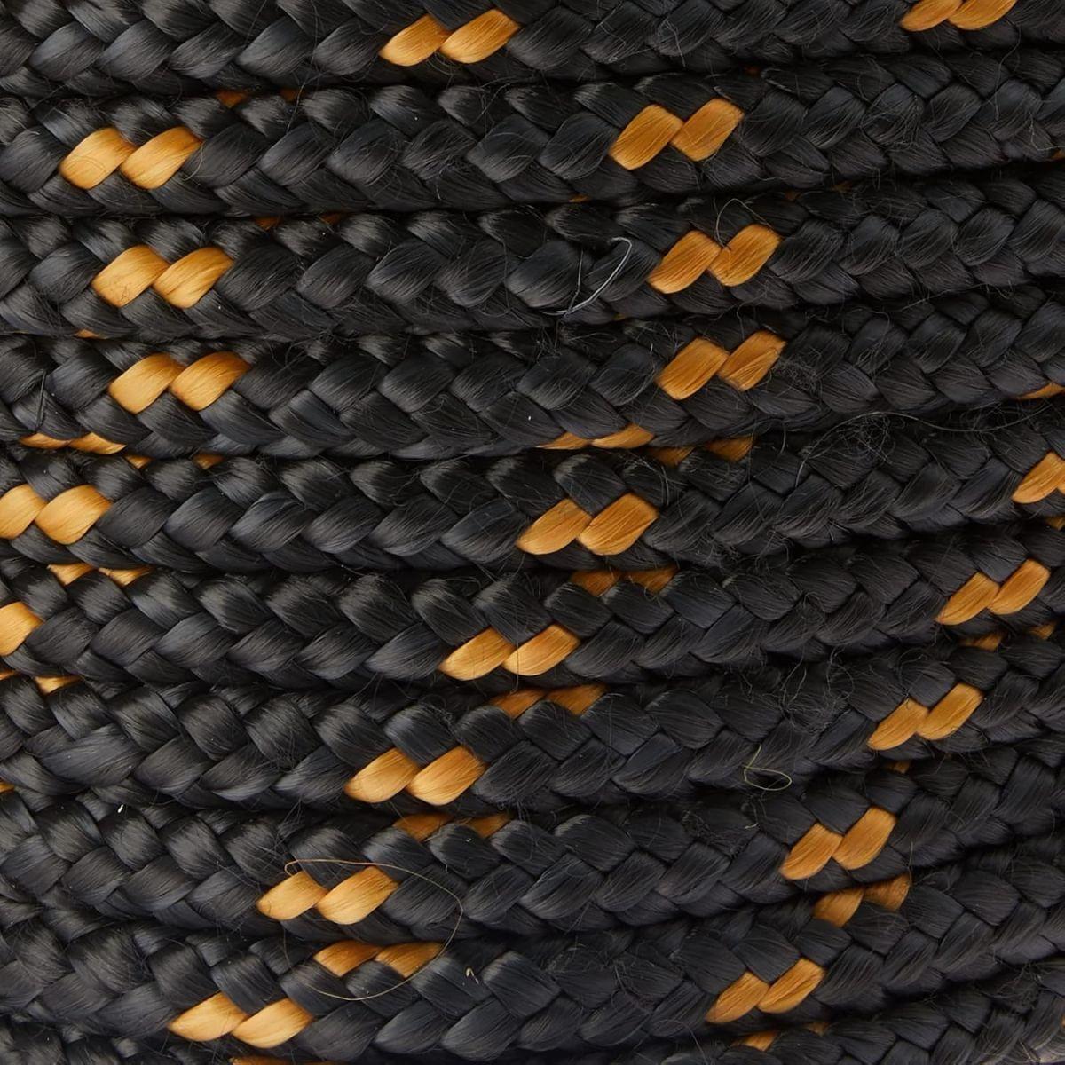 Corda Multifilamento Trançada 16mm 13kg 85 Metros Cinza Nove54 Poliéster Rolo Multiuso Caminhoneiro - 5