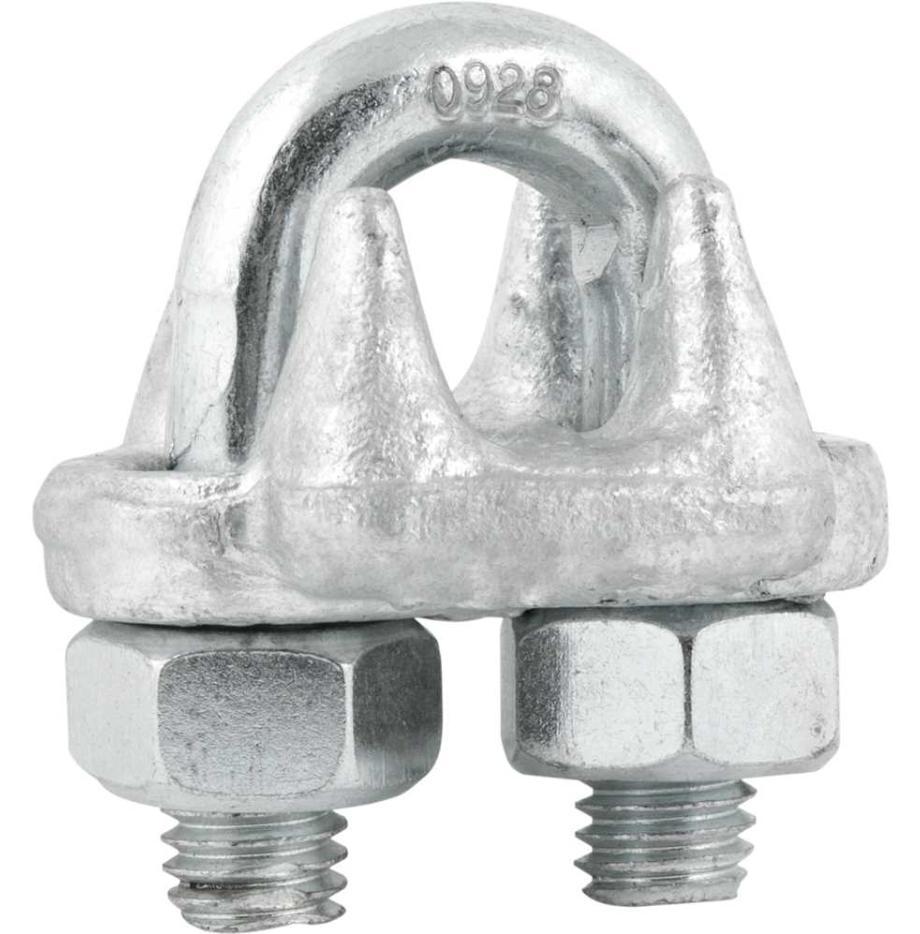 Clips para Cabo de Aço Uso Industrial 1/2" 2 Vonder Plus - 1
