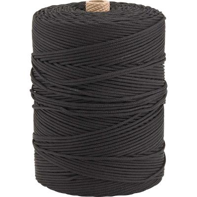 Corda Multifilamento Trançada 2,0mm 1,0kg 408 Metros Preta P