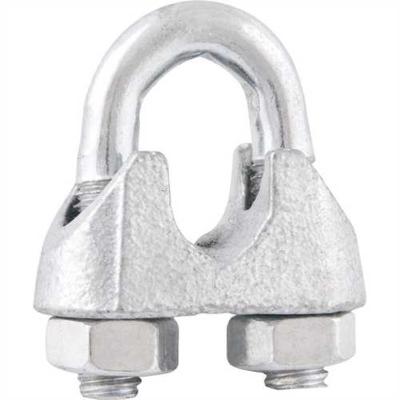 Clips p/ cabo aço 3/16" leve galv c/ 2 pç cart Vonder