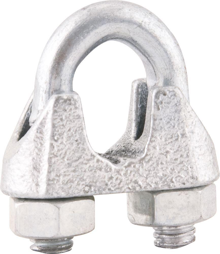 Clips para cabo de aço 1/8" leve galvanizado - Nove54 - 1