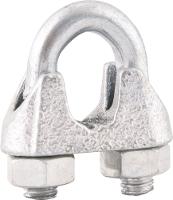 Clips para cabo de aço 1/8" leve galvanizado - Nove54 - 1