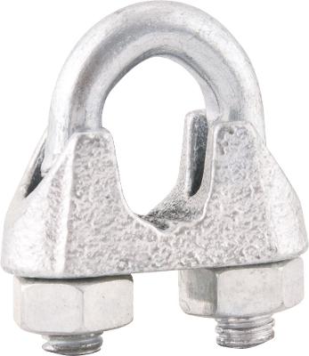 Clips para cabo de aço 3/16" leve galvanizado - Nove54