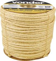 Corda Sisal Torcida 8,0mm 10,0kg 220 Metros Natural Carretel - 1