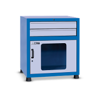 Gaveteiro modular grande com 1 Porta visor de acrilico e 2 Gavetas GAV816A CMB - 3