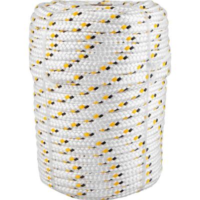 Corda Multifilamento Trançada 10,0mm 2,3kg 50 Metros Branca/