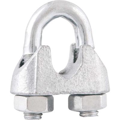 Clips p/ cabo de aço 1/4" leve galv c/ 1250 peças Vonder