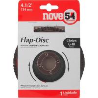 Flap-Disc Cônico 4.1/2" G40 Costado Fibra - Nove54 - 2