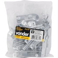 Fechadura Redondo 2.1/2 Zincado Pacote 12 pçs Vonder - 3
