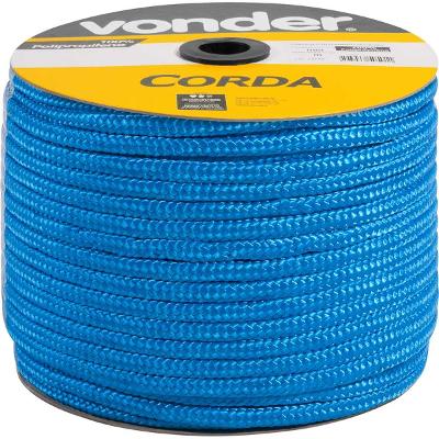 Corda Multifilamento Trançada 10,0mm 7,89kg 190 Metros Azul 