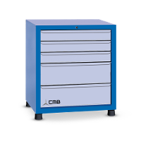 Gaveteiro modular grande com 5 Gavetas GAV805 CMB - 3