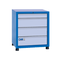 Gaveteiro modular grande com 4 Gavetas GAV809 CMB - 3