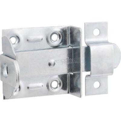 Fecho Chato Porta Cadeado 2  Aço Carbono Zincado Pacote 12 P