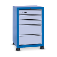 Gaveteiro modular pequeno com 5 Gavetas GAV605 CMB - 3