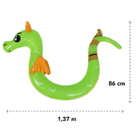 Flutuador Inflável de Piscina Dragão Piscina Água Praia Mar 150400 Bel - 3