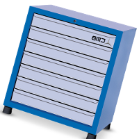 Gaveteiro modular grande com 7 Gavetas GAV801 CMB - 1