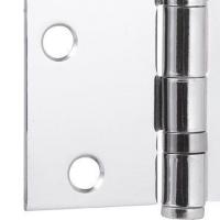 Dobradiça p/ porta 3.1/2" aço carbono cromado c/ 3 pç Vonder - 2