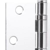 Dobradiça p/ porta 3.1/2" aço carbono cromado c/ 3 pç Vonder