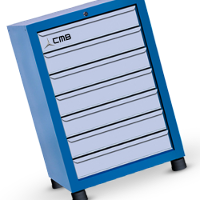 Gaveteiro modular pequeno com 7 Gavetas GAV601 CMB - 1