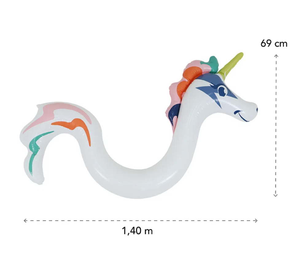 Flutuador Inflável de Piscina Unicórnio Piscina Água Mar Praia 147800 Bel - 2