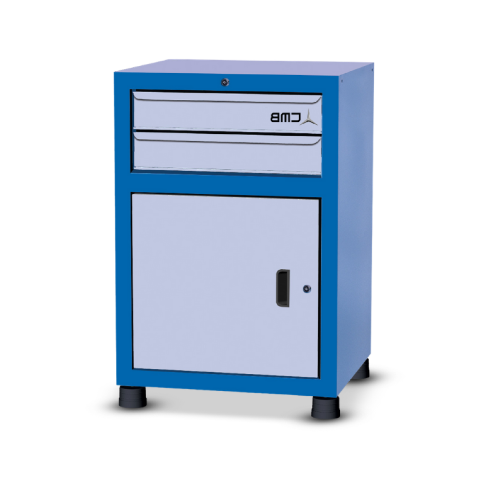 Gaveteiro modular pequeno com 1 Porta e 2 Gavetas GAV612 CMB - 2