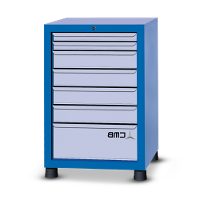 Gaveteiro modular pequeno com 7 Gavetas GAV603 CMB - 2