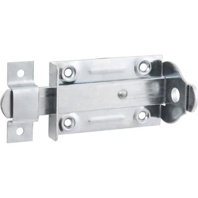 Fecho Chato Porta Cadeado 4  Aço Carbono Zincado Pacote 12 P