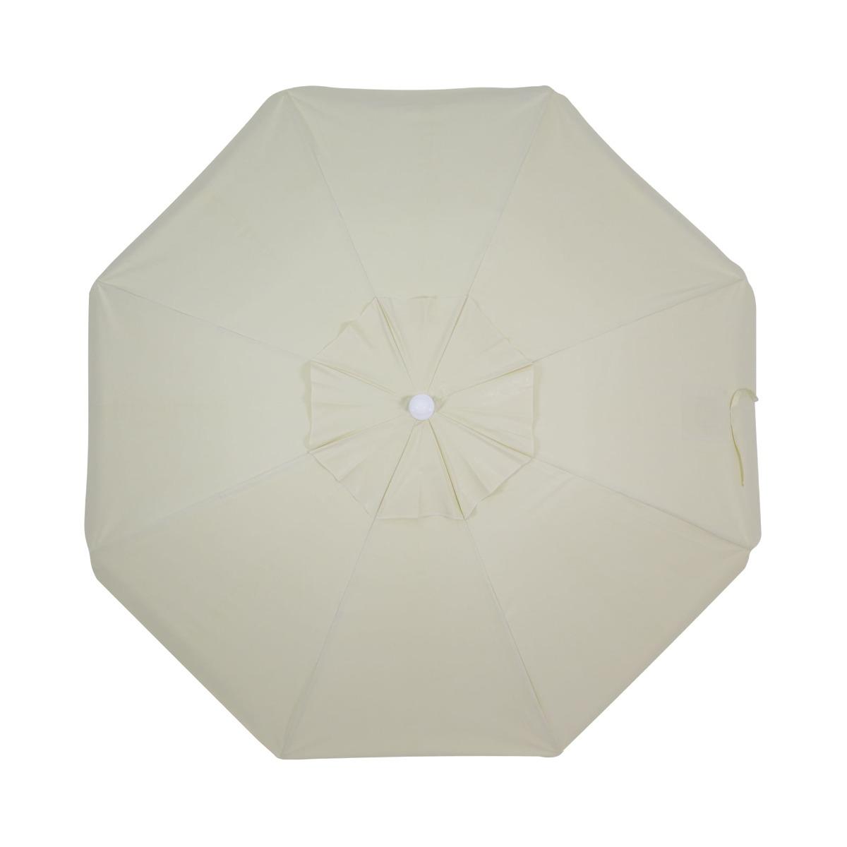 Guarda-Sol Bagum Articulado Vareta Fibra 2,0 M- Bege - 3