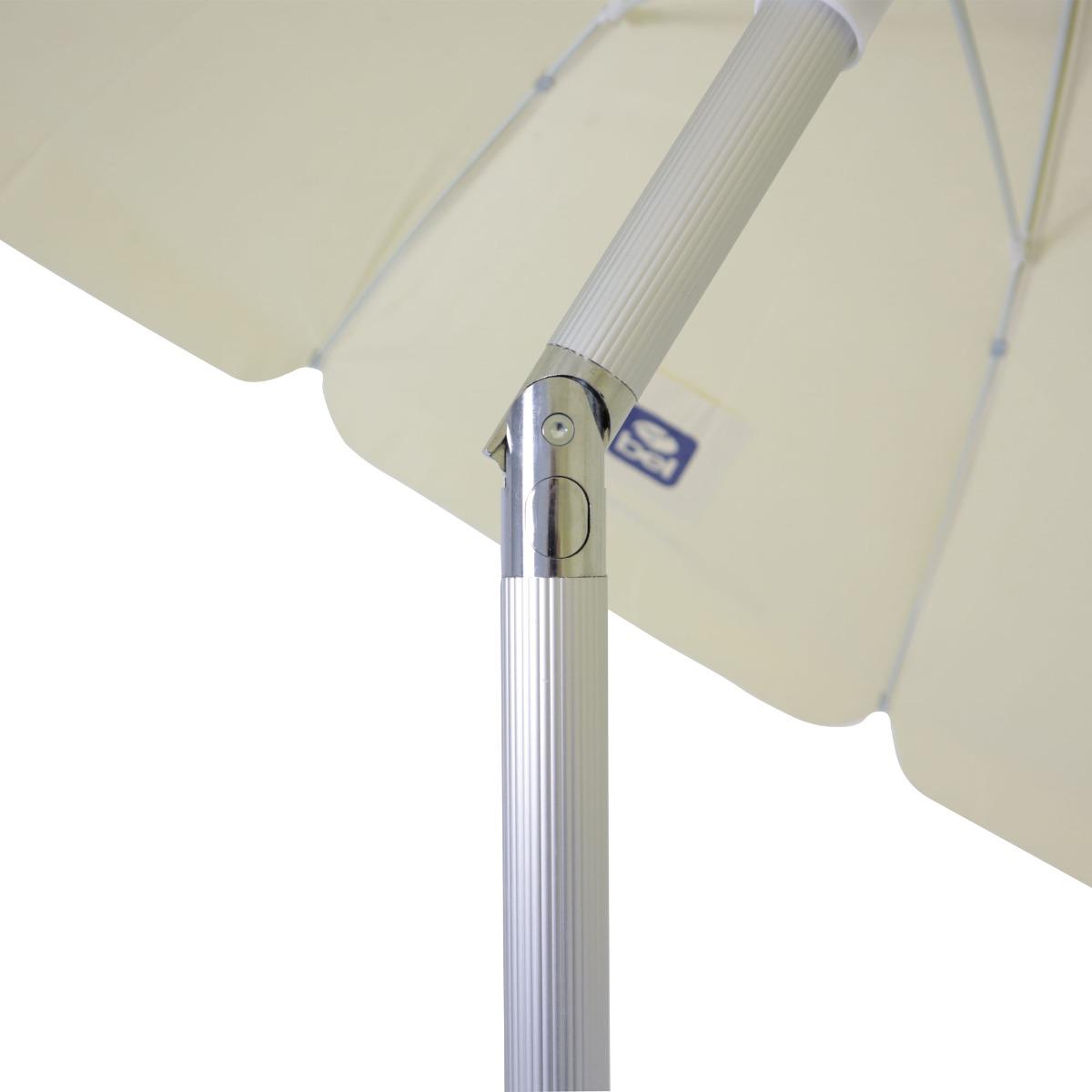 Guarda-Sol Bagum Articulado Vareta Fibra 2,0 M- Bege - 5