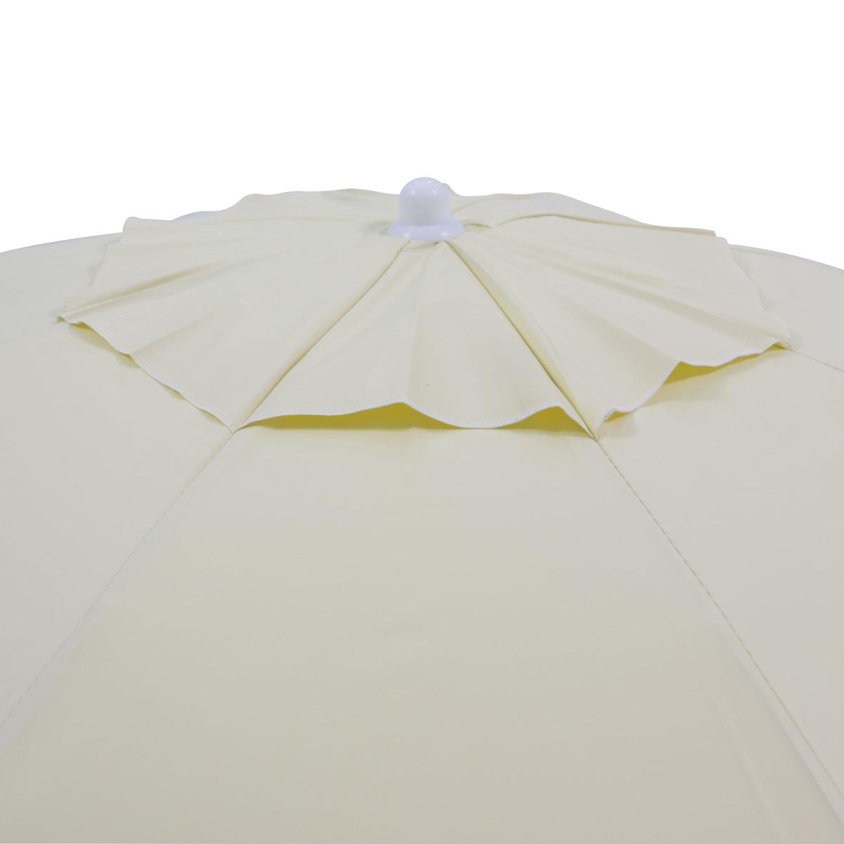 Guarda-Sol Bagum Articulado Vareta Fibra 2,0 M- Bege - 7