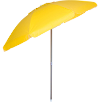 Guarda-Sol Bagum Articulado Vareta Fibra 2,0 M  Amarelo - 2