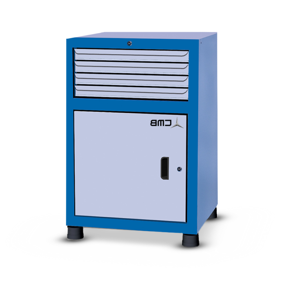 Gaveteiro modular pequeno com 1 Porta e 4 Gavetas GAV613 CMB - 2