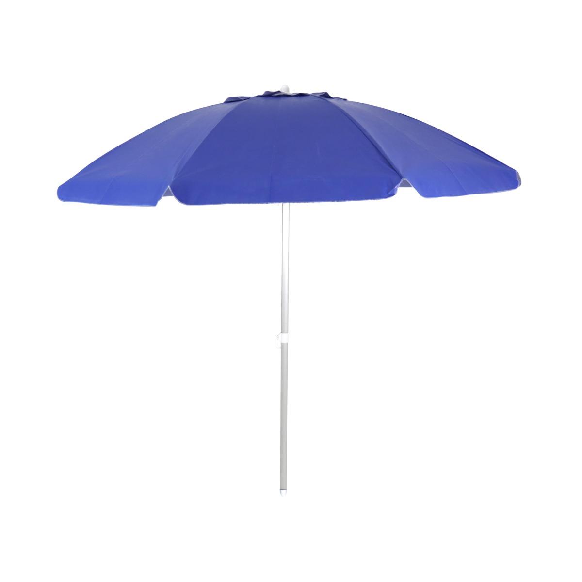 Guarda-Sol Bagum Articulado Vareta Fibra  2,0 M  Azul Royal - 1