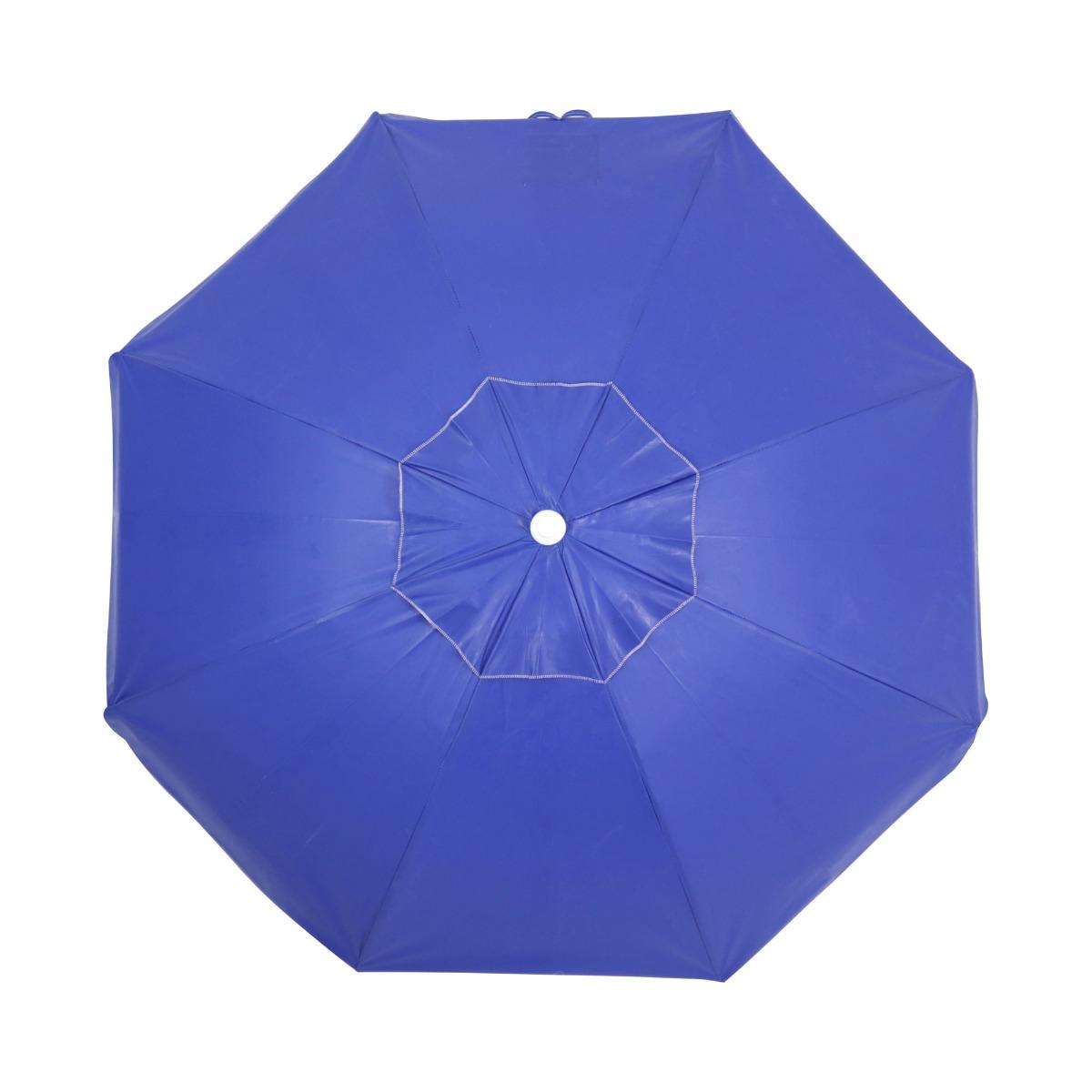 Guarda-Sol Bagum Articulado Vareta Fibra  2,0 M  Azul Royal - 3