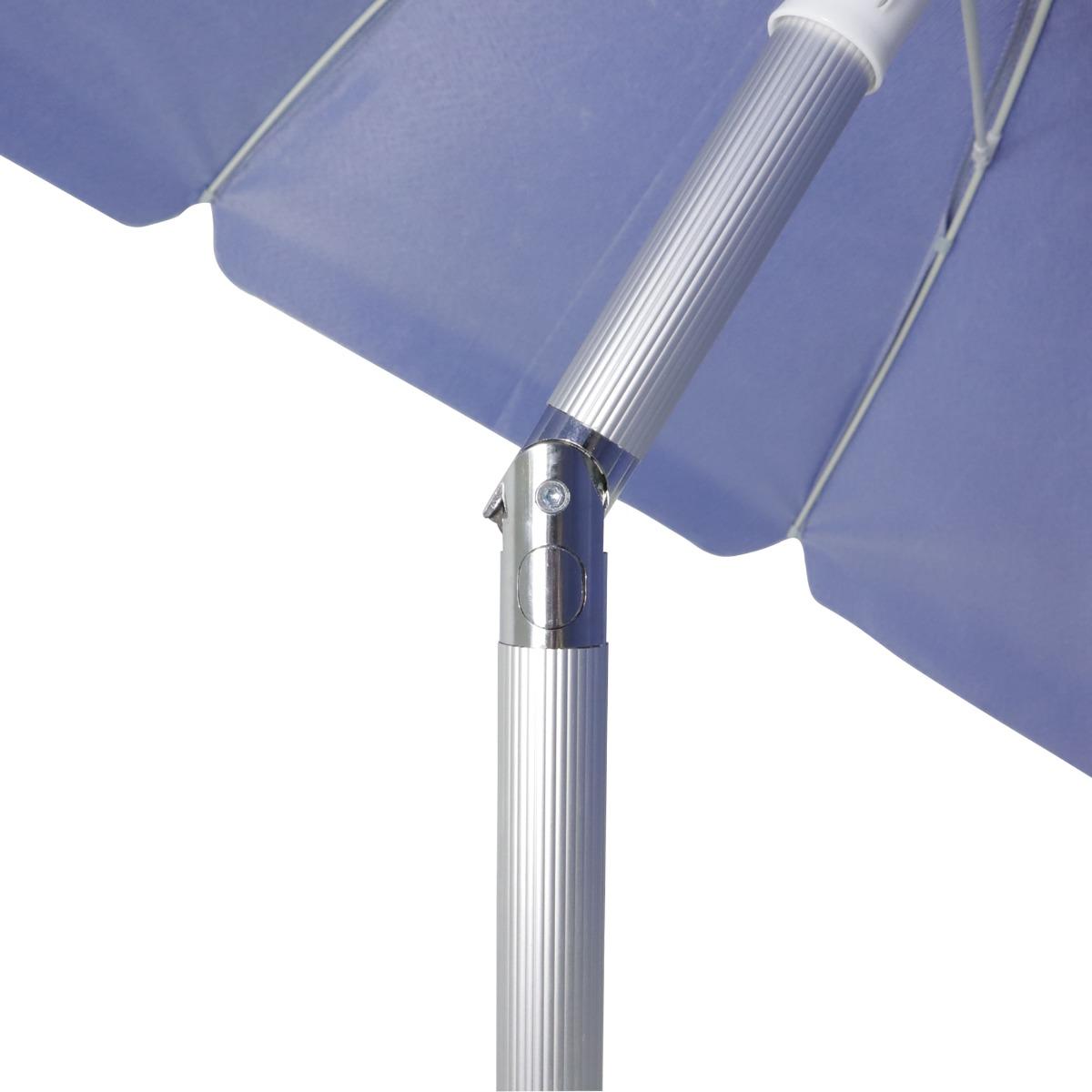 Guarda-Sol Bagum Articulado Vareta Fibra  2,0 M  Azul Royal - 5