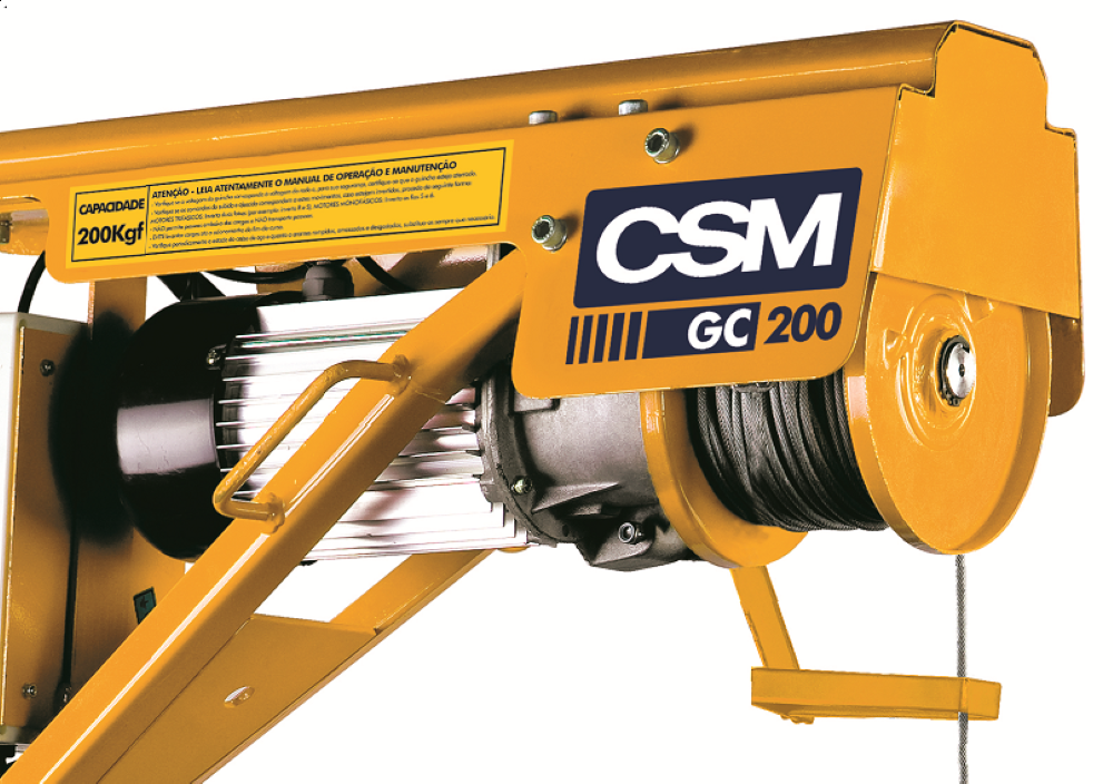 Guincho De Coluna 200 Kg 1,25Cv IV Pólos Monofásico CSM - 2