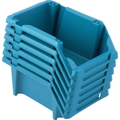 Gaveteiro plástico número 3 Azul com 6pçs - Vonder
