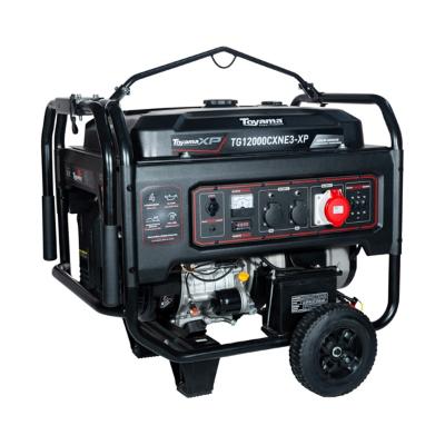Gerador Gasolina Toyama 13.75kVA 11kW Trifásico 380V 48L AVR Partida Elétrica TG120000CXNE3-XP