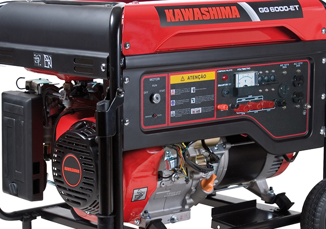 Gerador Gasolina Gg6000-Et380 6,0KW Trifase 380 220V - 2