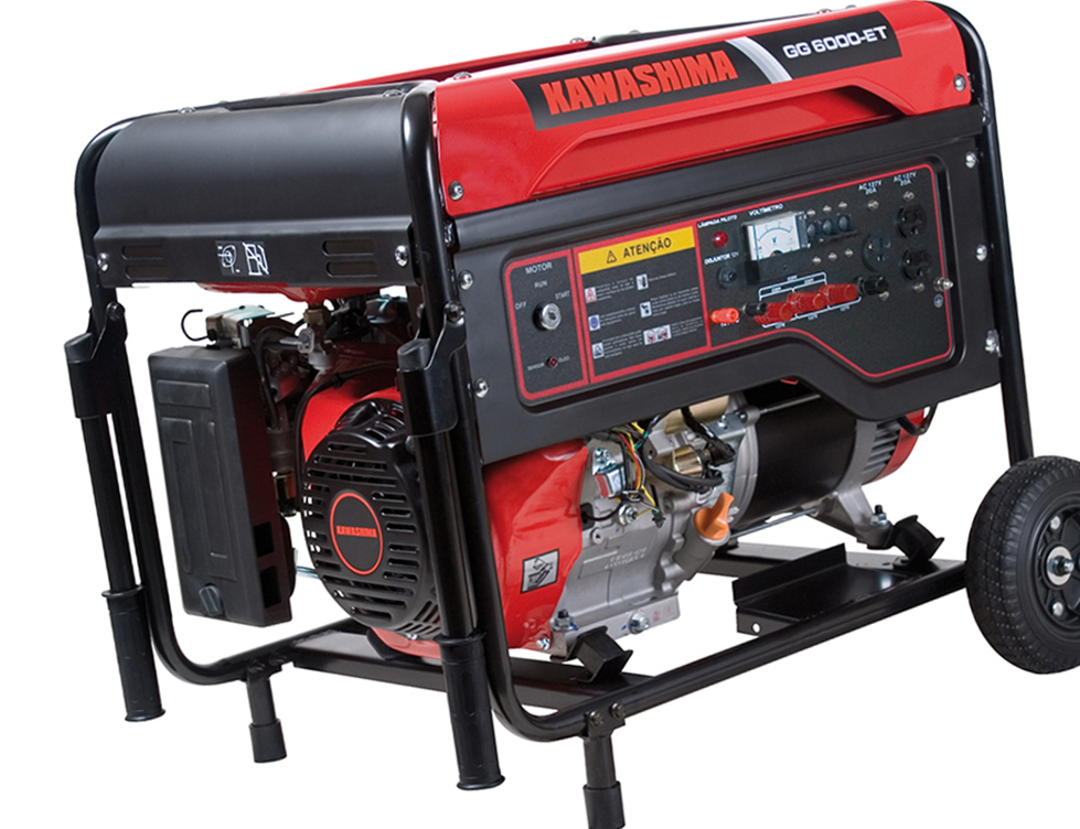 Gerador Gasolina Gg6000-Et380 6,0KW Trifase 380 220V - 3