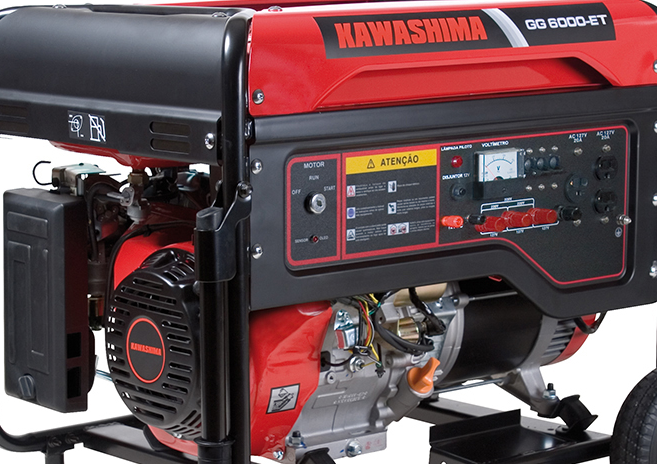 Gerador Gasolina Gg6000-Et220 6,0KW Trifase 220 127V - 2
