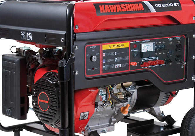 Gerador Gasolina Gg8000-Et380 8,0KW Trifase 380 220V - 2