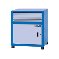 Gaveteiro modular grande com 1 Porta e 4 Gavetas GAV813 CMB - 2