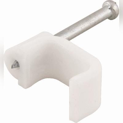 Grampo para fios 6mm² branco chato com 100 peças - Vonder