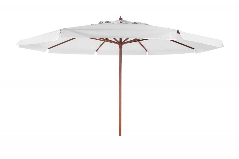 Ombrellone Estrutura Madeira 4,00M Branco Bel Lazer - 1