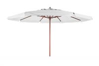 Ombrellone Estrutura Madeira 4,00M Branco Bel Lazer - 1