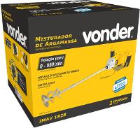 Misturador Argamassa Intercambiável 18V s/ Bat s Carr Vonder - 2